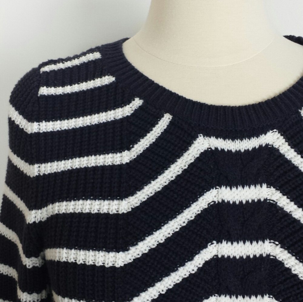 Liz Claiborne Petite Stripe Sweater Size LP